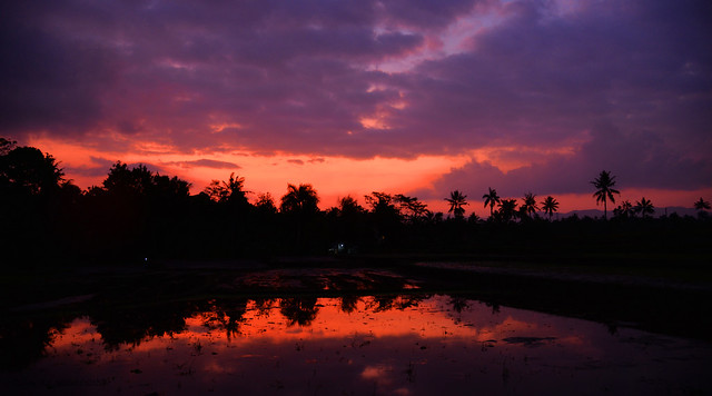 Sunset on Java