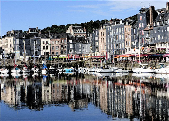Reflections in Honfleur.