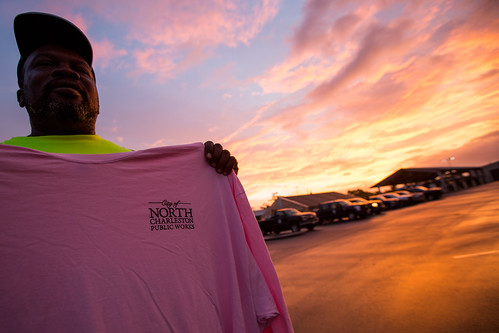 northcharleston southcarolina unitedstates publicwork breastcancerawareness pink shirts nationalmammographyday thinkpink
