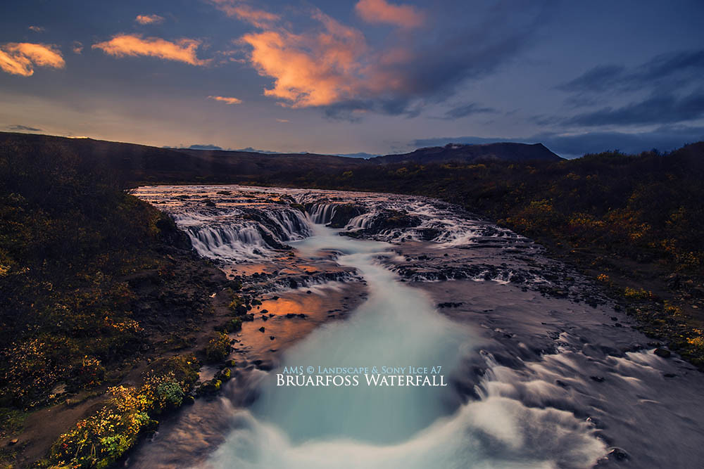 Brúarfoss Waterfall & Iceland
