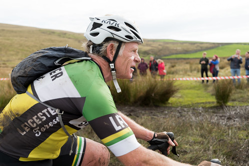 Riders compete in the 2017/55th Annual 3 Peaks Cyclo-Cross, Ingleton Yorkshire Dales,  UK