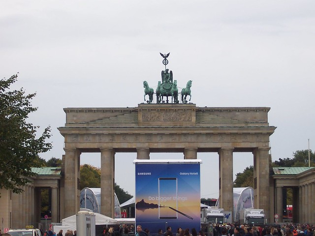Brandenburg Gate - from cold war to capitalism