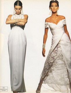 Vil ikke forseelser Gå glip af Valentino Couture S/S 1990 | Yasmin le Bon and Gisele Zelauy… | Flickr