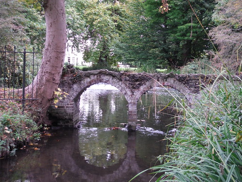 Romatically Ruined Arches (Outflow of Moat of Morden Hall) SWC Walk Short 13 - Morden Hall Park and Merton Abbey Mills