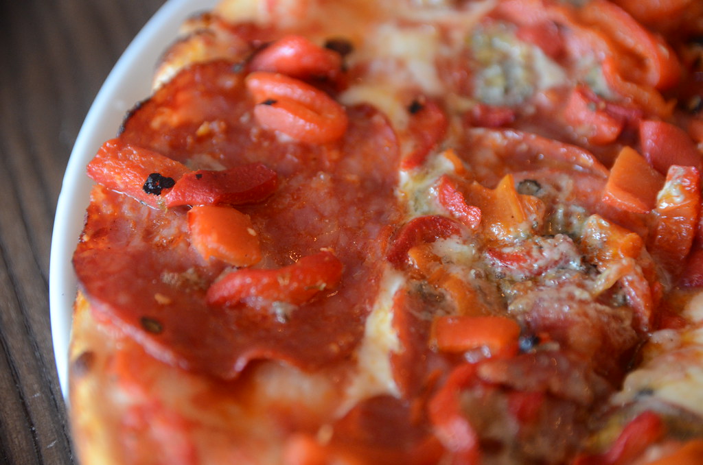 Sopressa Gorgonzola pizza AUD18 - Queen Margherita, East B… | Flickr