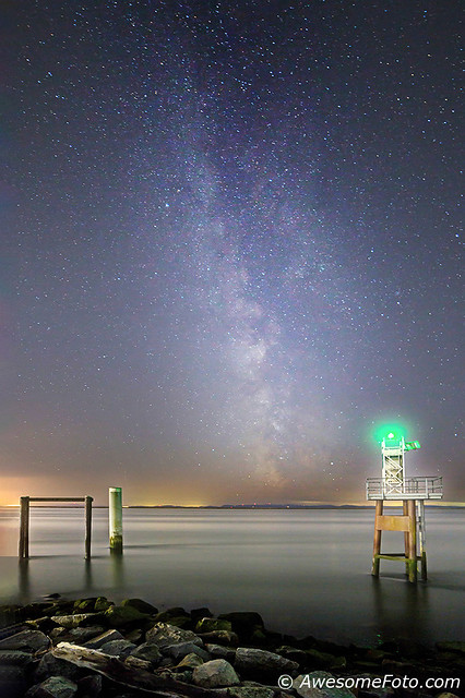 Milky Way with Lighthouse (2)
