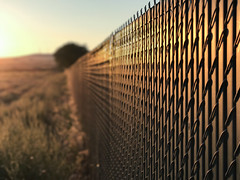 Portrait mode fence