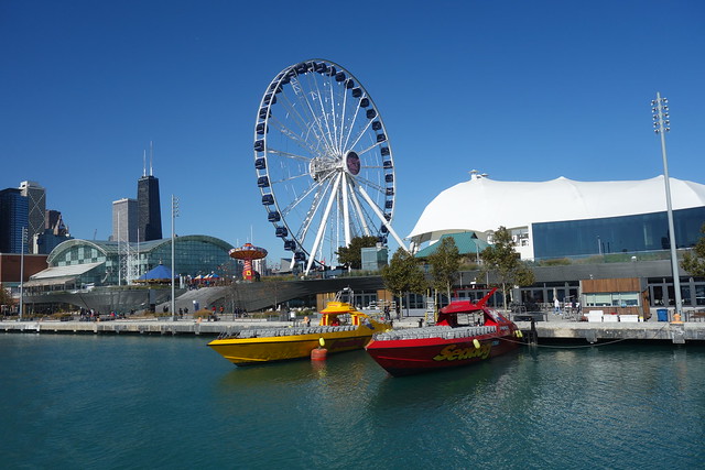Navy Pier and Seadog Boats