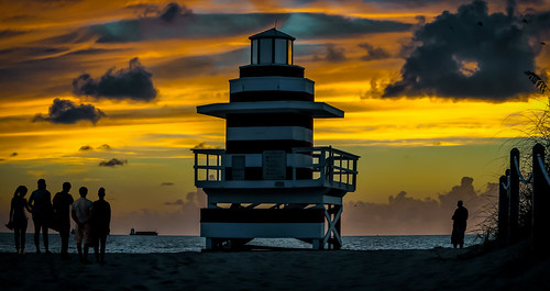 At any time. by Aglez the city guy ☺, miamibeach miamifl beach icons southbeach southpointepark sunrise colors sobe people sand walking wa