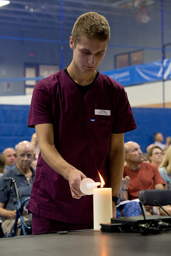 SJC Lighting Ceremony for the Nursing Class of 2020.  Held on 9.24.17 at the Campus of Saint Josephs College in Standish, Maine.