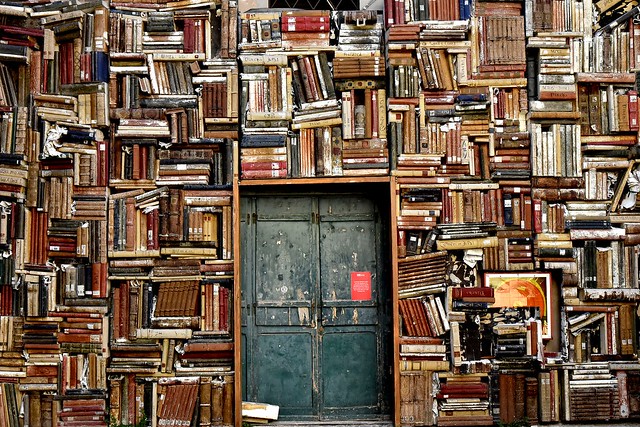 Library entrance, Italy