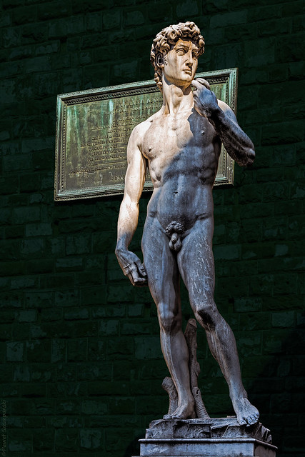 Replica of Michelangelo's David