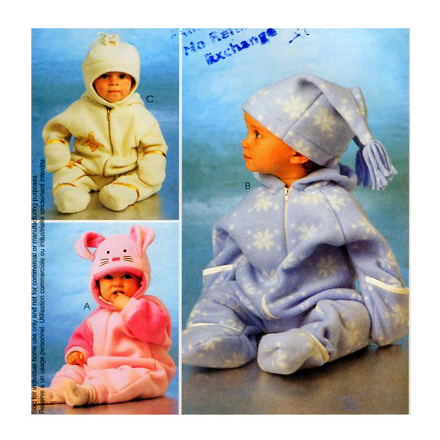 McCalls 2977 baby bunting bag pattern