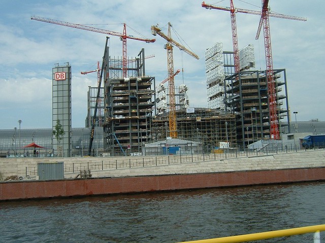 Hauptbahnhof Berlin im Bau