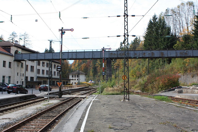 DB: Fußgängerbrücke am Bahnhof Berchtesgaden Hbf