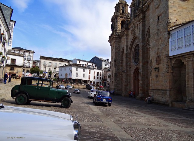 Mondoñedo, Lugo, España. Plaza de la Catedral.