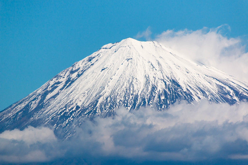 浜石岳から見える富士山