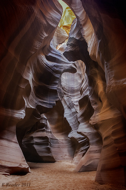 A Slot Canyon: From Top to Bottom