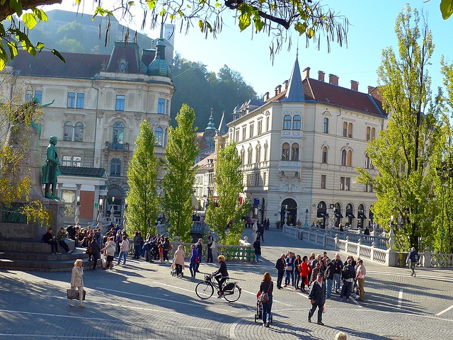 Prešeren Square, Ljubljana, Slovenia