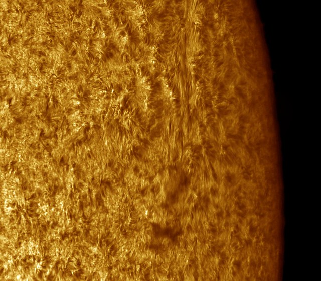 Sun in H-alpha on October 28 2017 col