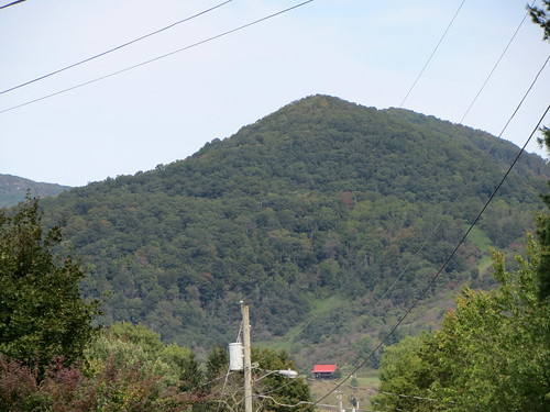 tazewell va virginia tazewellcounty outdoors outside sky mountain mountains hillside hill hills lines wires powerlines powerwires electricwires electriclines utilitylines utilitywires utilitypole electricpole powerpole transformer trees tree greenery foliage nature natural scenic landscape