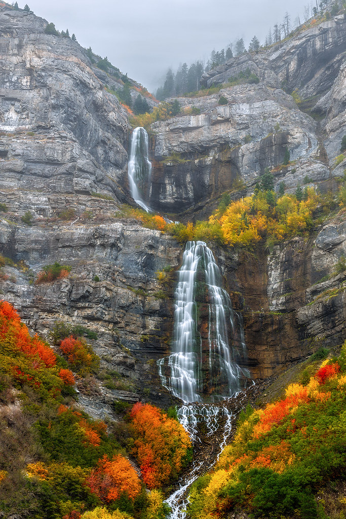 Bridal Veil Falls A Spectacular Waterfall In Utah S Provo Flickr