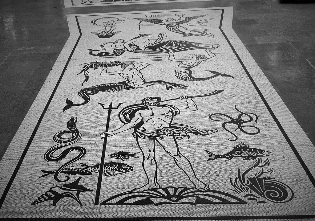 Ancona. Marche, Italy- Galleria Dorica, mosaici -stitch by Gianni Del Bufalo  CC BY 4.0