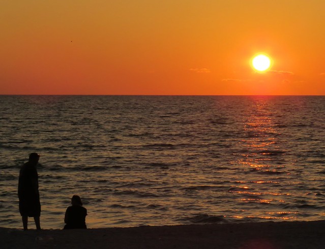 Sunset on St Pete beach