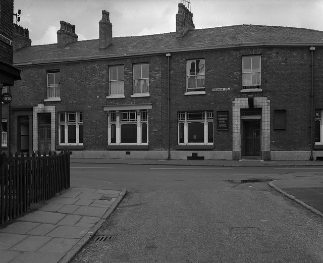 Negative No: 1964-1970.2 - Negatives Book Entry: 09-09-1964_Housing_Radnor Street-Cloptan Street Hulme-1st Day_Property for Demolition