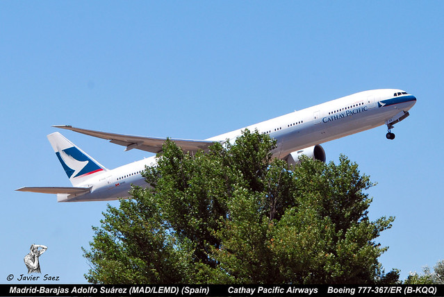 Cathay Pacific Airways  Boeing 777-367/ER (B-KQQ)