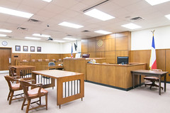 Courtroom, Jackson County Courthouse, Edna, Texas 1710191454