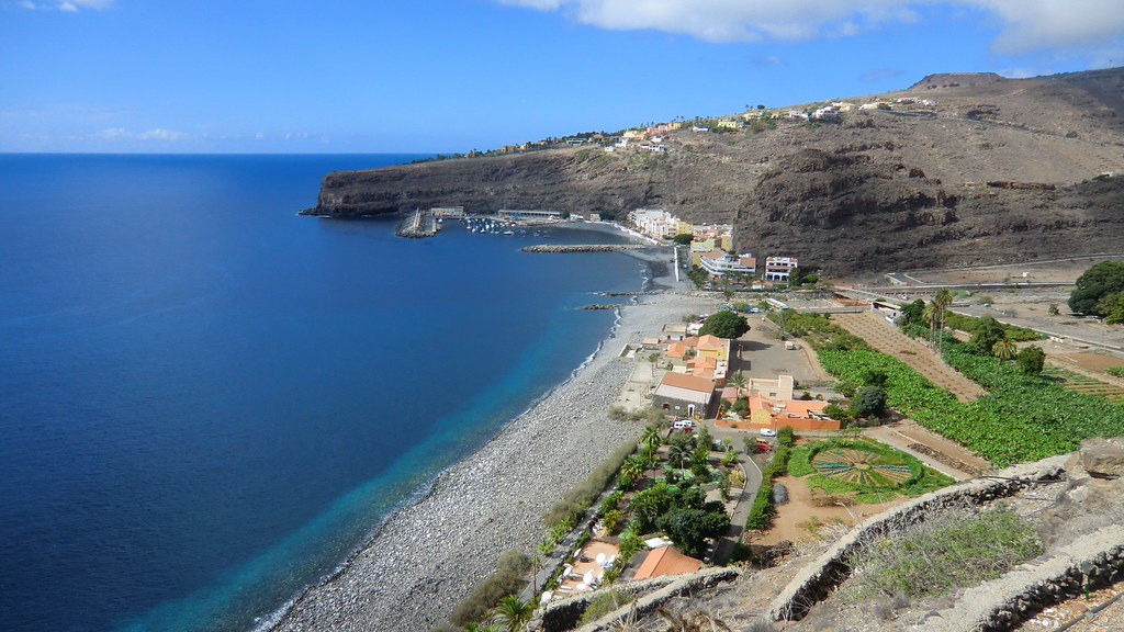 La Gomera (Spain's Canary Islands) - Playa de Santiago, a small village in the south