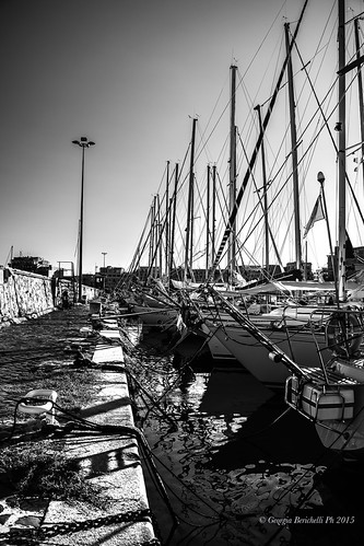 Ormeggiate by georgia berichelli, Porto di Anziogeorgiaberichelliph anzio roma italy biancoenero bn monochrome blackandwhite photograp