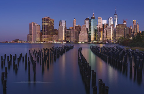 new york usa us newyork nyc skyline sunrise sunset manhattan eau nisi