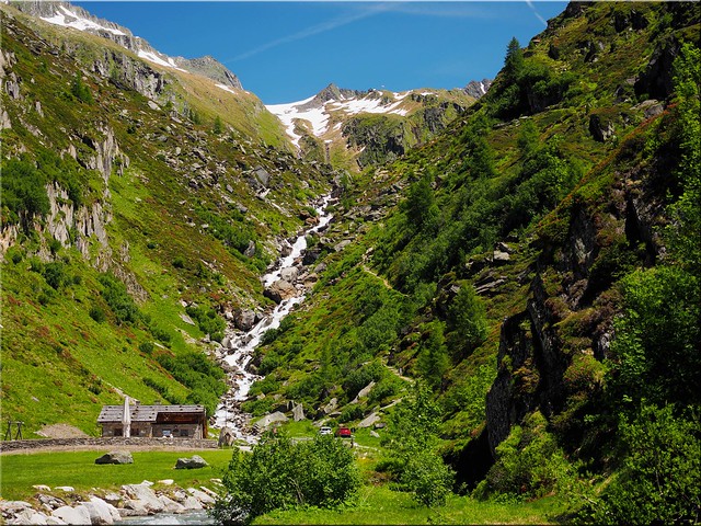 The Ahrntal valley in South Tyrol - the valley head