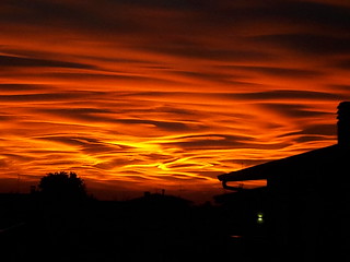 Lenticolaris sunset