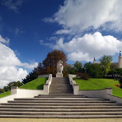 Pomnik Lwa Lwowskiego w Lublinie, schody