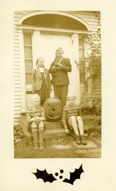 Merry Halloween from Brunswick, Maine, 1943