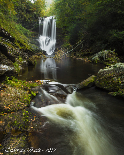 Dry Falls, Cullasaja River, Nantahala National Forest, Macon County, North Carolina