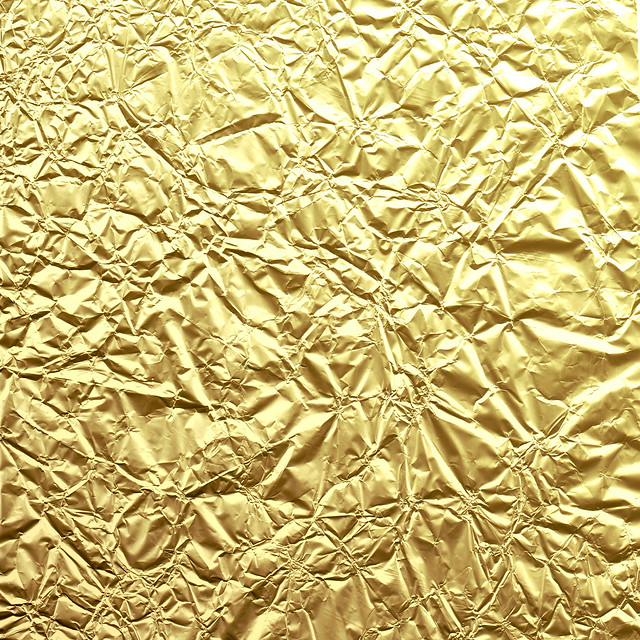 Crumpled Gold Foil 1