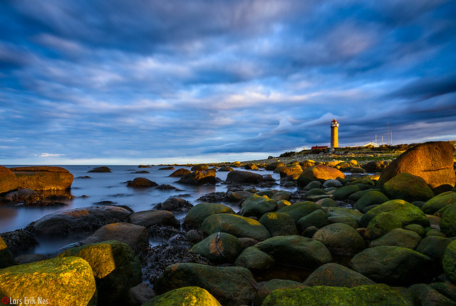 Lista lighthouse at sunrise