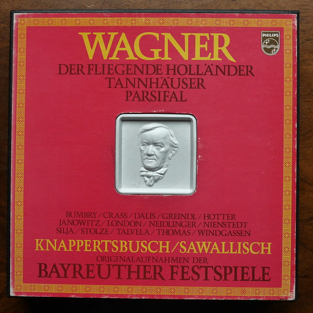 Wagner - Der fliegende Hollander, Tannhauser, Parsifal -  Knappertsbusch, Sawallisch, Bayreuther Festspiele 1961 1962, Philips 6723 001, Box 11 Lp