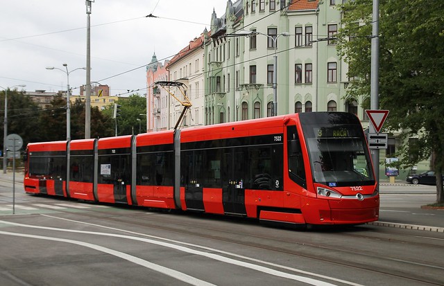 Trams in Slovakije -  nieuwe Skoda tram nr 7522 - Bratislava - 21/09/2017.