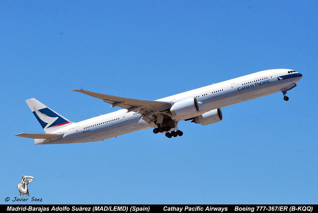 Cathay Pacific Airways  Boeing 777-367/ER (B-KQQ)
