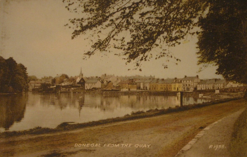 Donegal Town from the Quay R 1938 | This is an old post card… | Flickr