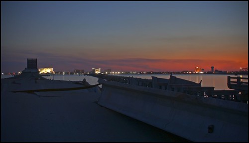 bridge sunset mississippi hdr oceansprings biloxioceanspringsbridge