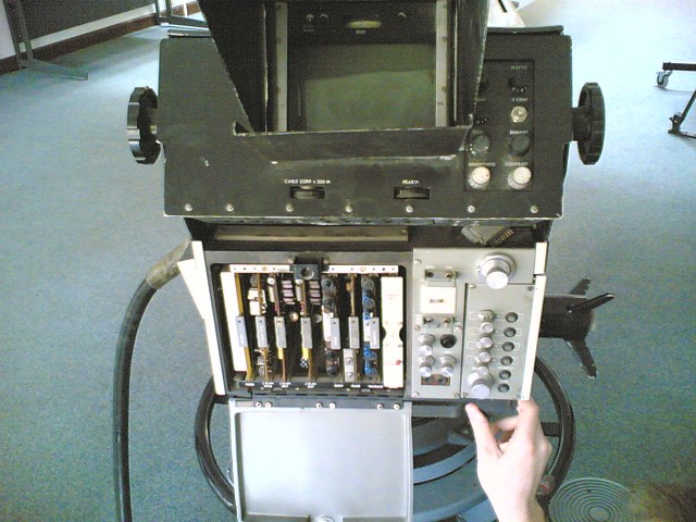 EMI 2001/1 early Colour TV camera Operator Side | The view f… | Flickr