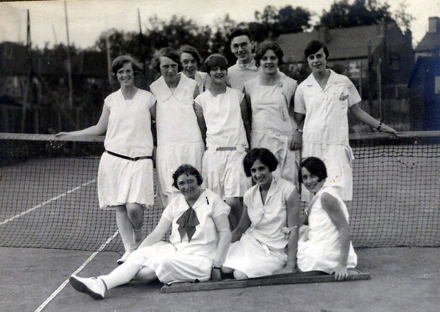 tennis party c1921