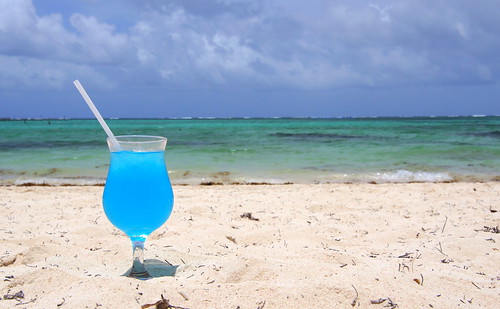 ocean blue drink dominicanrepublic turquoise bluelagoon