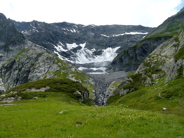 Glacier et torrent de Tré-les-Eaux